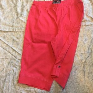 Pink Easy comfort stretch capris